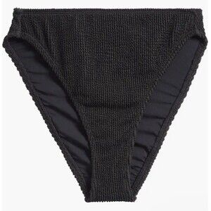 Good American Good Waist Sculpt Bikini Bottom GSW145LV BLACK001 Size 2/3XL NWT